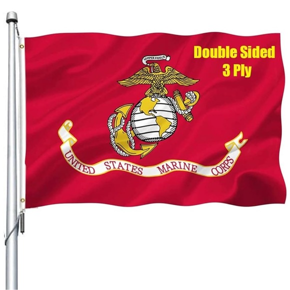United States Marine Corps Red Flag - Picture 1 of 6